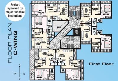 Project Image of 0.0 - 580.0 Sq.ft 1 BHK Apartment for buy in DBR Dias Residency Park