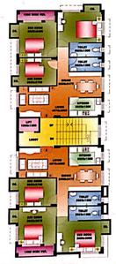 Project Image of 964.0 - 1136.0 Sq.ft 2 BHK Apartment for buy in Sajjan Triveni Prantik