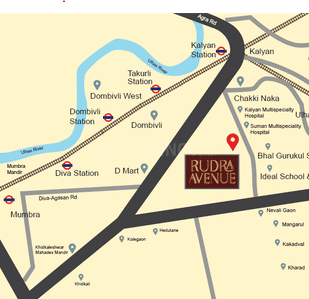 Project Image of 393.0 - 570.0 Sq.ft 1 BHK Apartment for buy in Krivi Rudra Avenue