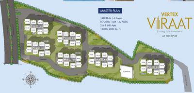 Project Image of 1340.0 - 2080.0 Sq.ft 2 BHK Apartment for buy in Vertex Viraat