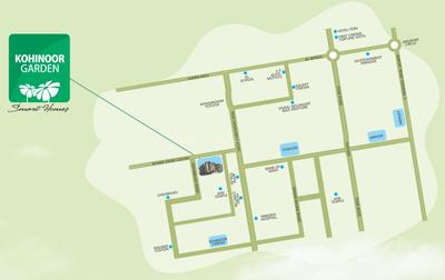 Project Image of 578.0 - 2185.0 Sq.ft 1 BHK Apartment for buy in Trimurty Kohinoor Garden