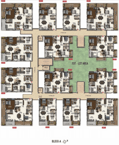Project Image of 1765.28 - 3135.0 Sq.ft 3 BHK Apartment for buy in Nikhila Royal Pavilion Block A B And C