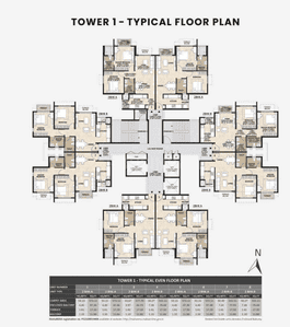 Project Image of 530.99 - 593.85 Sq.ft 2 BHK Apartment for buy in Mahindra Centralis Tower 1