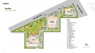 Project Image of 2051.0 - 3101.0 Sq.ft 3 BHK Apartment for buy in Ganga Anantam
