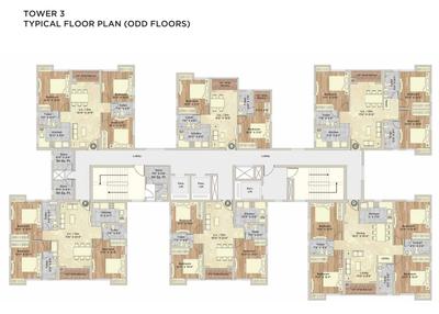Project Image of 1967 Sq.ft 4 BHK Apartment / Flat for sale in Lake Town for Rs. 21000000