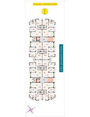 Project Image of 900.0 - 902.0 Sq.ft 2 BHK Apartment for buy in Prakash Paradise