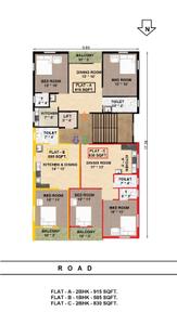 Project Image of 585.0 - 915.0 Sq.ft 1 BHK Apartment for buy in Urmila Apartment