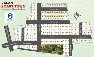 Project Image of 566.0 - 2275.0 Sq.ft Residential Plot Plot for buy in Best Velan Smart Town