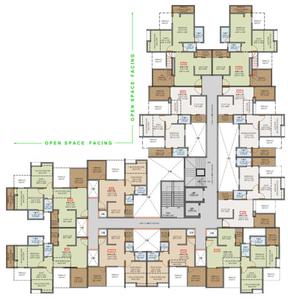 Project Image of 300.0 - 532.0 Sq.ft 1 BHK Apartment for buy in Majestique Venice Building D Wing A