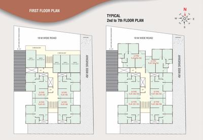 Project Image of 489.54 - 547.67 Sq.ft 2 BHK Apartment for buy in Keya Om Residency