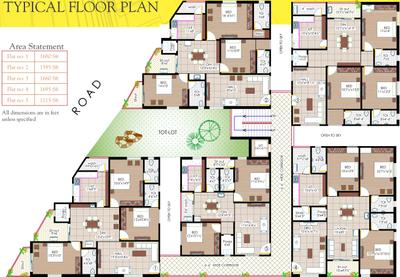 Project Image of 1115.0 - 1695.0 Sq.ft 2 BHK Apartment for buy in Nestcon Flamingo