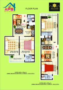 Project Image of 595.0 - 1295.0 Sq.ft 1 BHK Apartment for buy in APS Gold