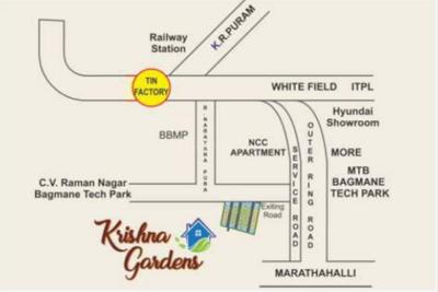 Project Image of 1200.0 - 1400.0 Sq.ft Residential Plot Plot for buy in Dharma Krishna Gardens