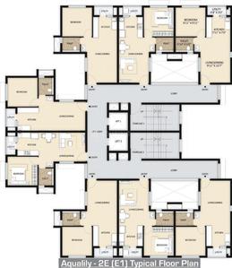 Project Image of 1053.5 - 1610.19 Sq.ft 3 BHK Apartment for buy in Mahindra Aqualily