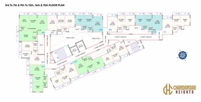 Project Image of 315.0 - 546.0 Sq.ft 1 BHK Apartment for buy in Jivdaya Chandansar Heights