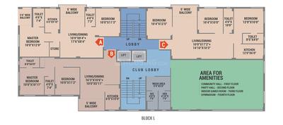 Project Image of 940.0 - 1310.0 Sq.ft 2 BHK Apartment for buy in Ganges Puja Ganges