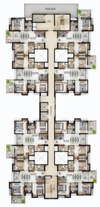 Project Image of 688.0 - 816.0 Sq.ft 2 BHK Apartment for buy in Merlin Skygaze