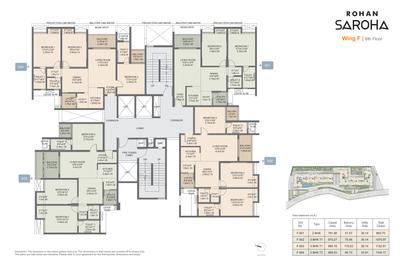 Project Image of 836.0 - 2023.0 Sq.ft 2 BHK Apartment for buy in Rohan Saroha