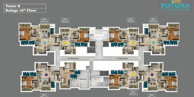Project Image of 721.0 - 1120.0 Sq.ft 2 BHK Apartment for buy in Saheel Itrend Futura