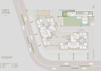 Project Image of 0.0 - 1075.0 Sq.ft 3 BHK Apartment for buy in Courtyard Meridian
