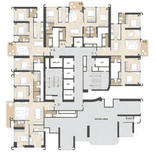 Project Image of 1169.39 - 1672.82 Sq.ft 3 BHK Apartment for buy in Mahindra BeaconHill