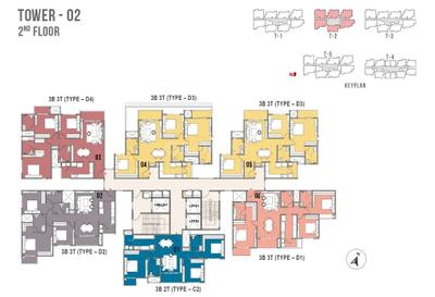 Project Image of 734.0 - 1221.0 Sq.ft 2 BHK Apartment for buy in Prestige Palm Court
