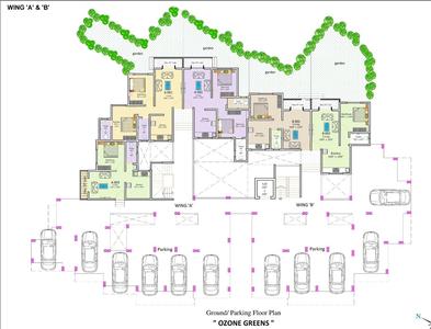 Project Image of 514.0 - 975.0 Sq.ft 1 BHK Apartment for buy in Ozone Greens