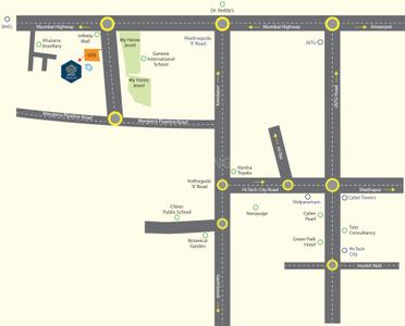 Project Image of 1535.0 - 1665.0 Sq.ft 3 BHK Apartment for buy in Anuradha Siri Jewel