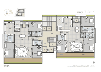 Project Image of 1911.0 - 6203.0 Sq.ft 3 BHK Apartment for buy in Avadh Ercole
