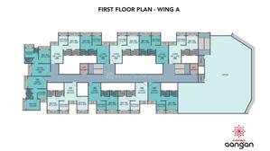Project Image of 256.0 - 296.0 Sq.ft 1 BHK Apartment for buy in Samarth Shashwat Aangan Building Wing A And C