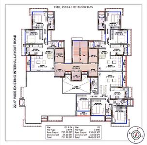 Project Image of 567.0 - 1521.0 Sq.ft 1 BHK Apartment for buy in Harshmaan Crescent Heights