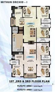Project Image of 845.0 - 1229.0 Sq.ft 2 BHK Apartment for buy in Mithun Orchid