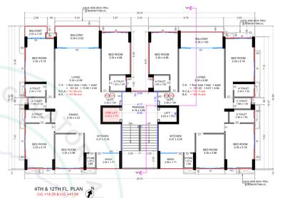 Project Image of 1136.56 - 1957.54 Sq.ft 3 BHK Apartment for buy in Meet Blue Stone One