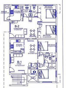 Project Image of 840.0 - 984.0 Sq.ft 2 BHK Apartment for buy in Palace Sai Kishore