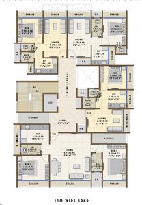 Kuber Plaza Kuber Plaza Cluster Plan 1
