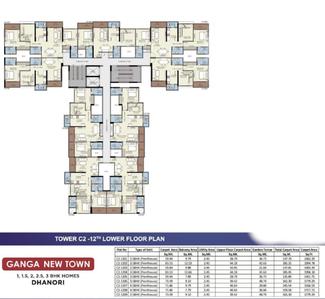 Project Image of 661.56 - 1996.18 Sq.ft 1.5 BHK Apartment for buy in Goel Newtown Ph 3 C Bldg