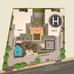 Project Image of 2067.82 - 4042.0 Sq.ft 3 BHK Apartment for buy in RJ Lake Gardenia