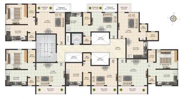Project Image of 262.0 - 283.0 Sq.ft 1 RK Apartment for buy in Suryoday Ashtavinayak Residency