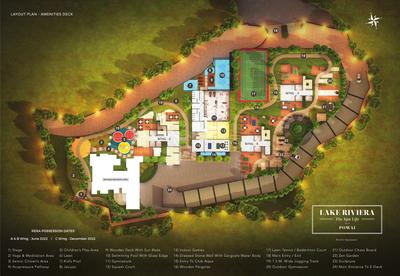 Project Image of 705.0 - 1022.0 Sq.ft 2 BHK Apartment for buy in Pashmina Lake Riviera Codename P L U S H
