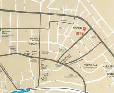 Vinay Unique Venus Tower Images for Location Plan of Vinay Unique Venus Tower 1