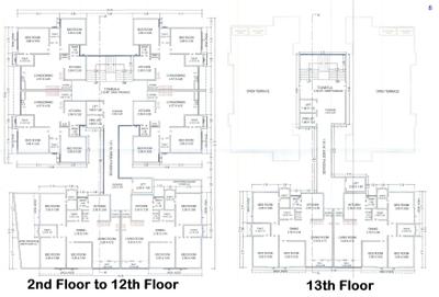 Project Image of 612.68 - 838.51 Sq.ft 2 BHK Apartment for buy in Siddhi Trinetra Skydeck