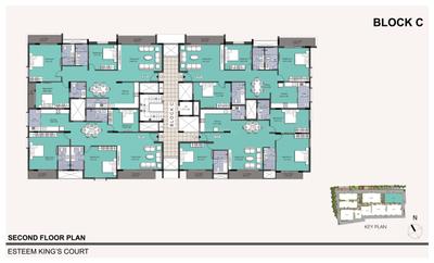 Project Image of 1313.2 - 1496.18 Sq.ft 3 BHK Apartment for buy in Esteem Kings Court 3