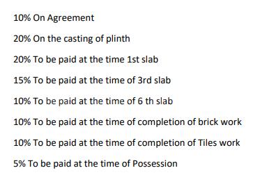 NB Shivpadma Residency Time Linked Payment (TLP) 1