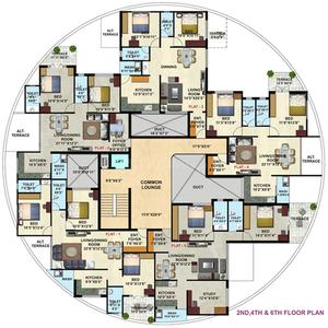Project Image of 1127.09 - 1309.64 Sq.ft 2 BHK Apartment for buy in Shree Suvastu
