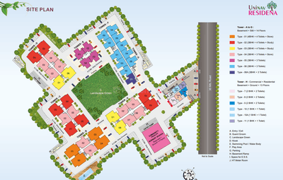 Project Image of 348.43 - 1576.06 Sq.ft 1 BHK Apartment for buy in Uninav Residena