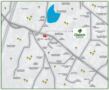 Project Image of 613.65 - 848.52 Sq.ft 2 BHK Apartment for buy in Shreenathji Green Emerald