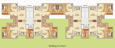 Project Image of 262.0 - 635.0 Sq.ft 1 RK Apartment for buy in Shobha Shyam Regency