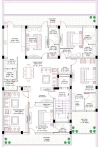 Project Image of 0.0 - 4500.0 Sq.ft 4 BHK Builder Floor for buy in Genesis Ultra Luxury Floors