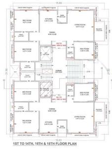 Project Image of 1134.62 - 2045.25 Sq.ft 3 BHK Apartment for buy in Siddhi Vinayak Divine Rivera