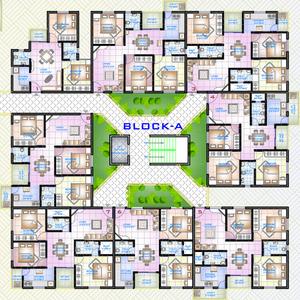 Project Image of 605.0 - 1033.0 Sq.ft 2 BHK Apartment for buy in Aryan Golden Arena